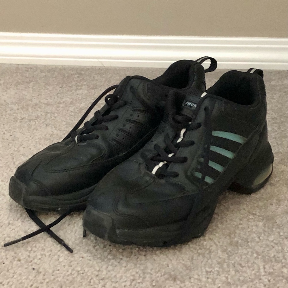 Black frontline dance shoes